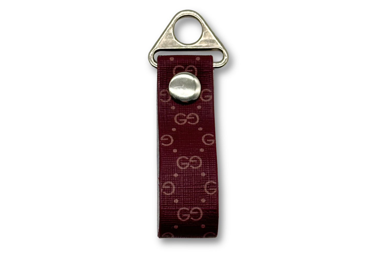 KEYCHAIN "GG BURGUNDY"