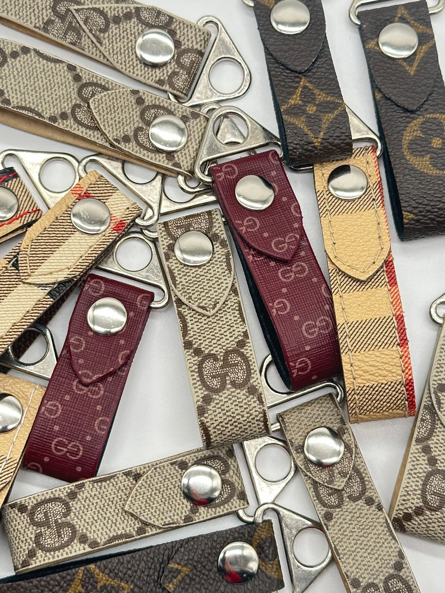 KEYCHAIN "GG BURGUNDY"