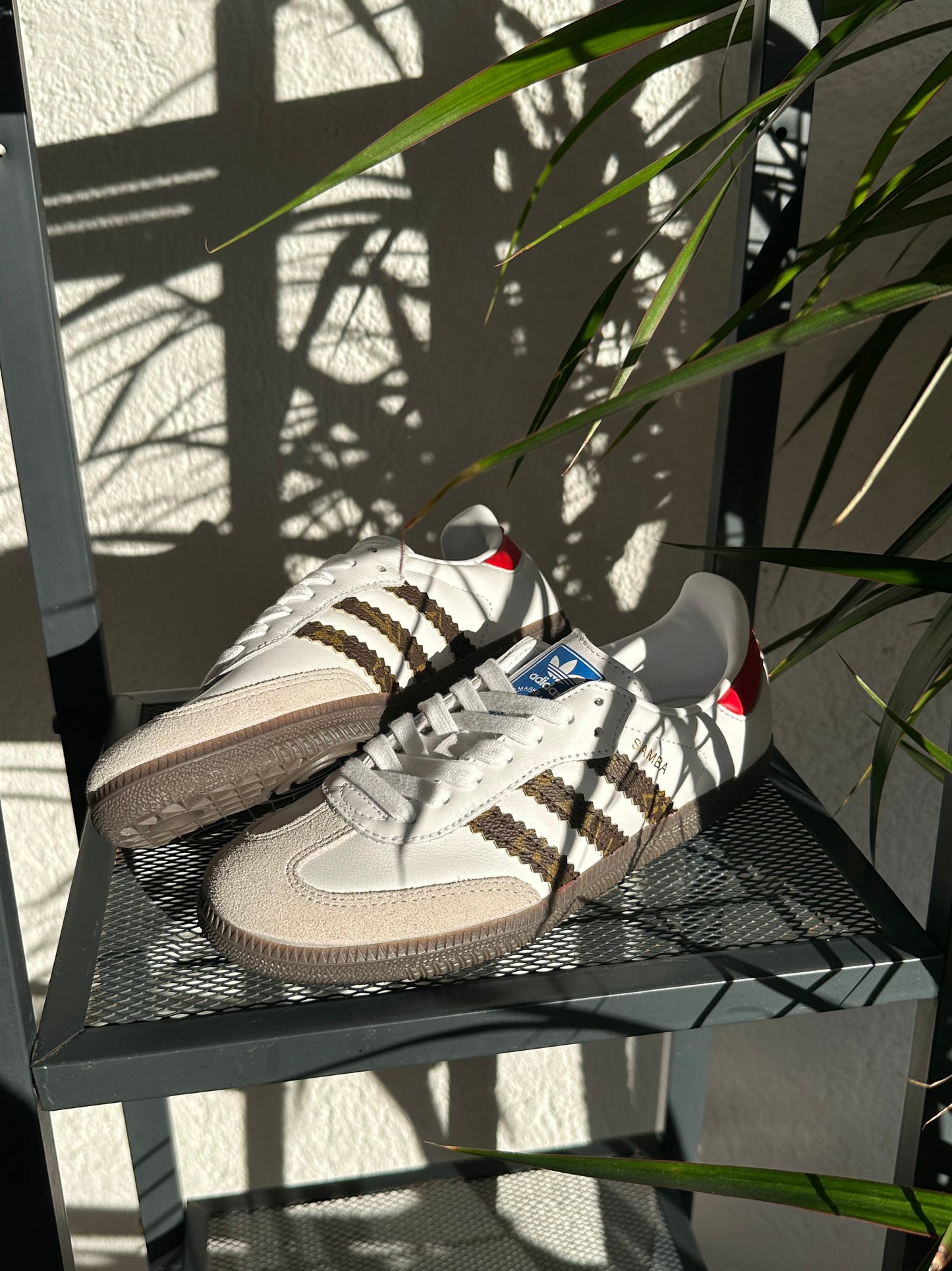 SAMBA "LV" WHITE/RED