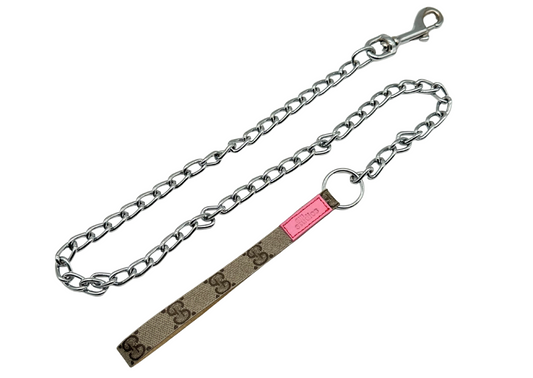 CHAIN DOG LEASH "GG"