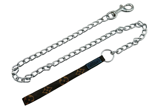 CHAIN DOG LEASH "LV"