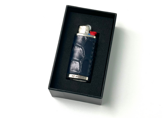 LIGHTER "NAVY CROCO"