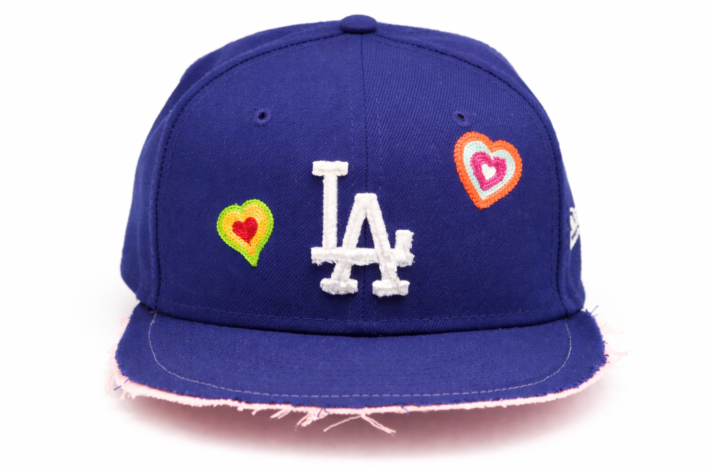 DISTRESSED 59FIFTY "LA HEARTS" CAP
