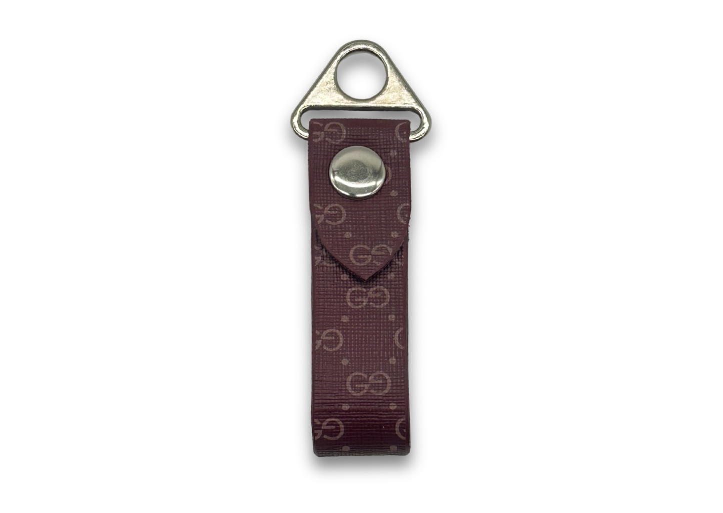 KEYCHAIN "GG BURGUNDY"