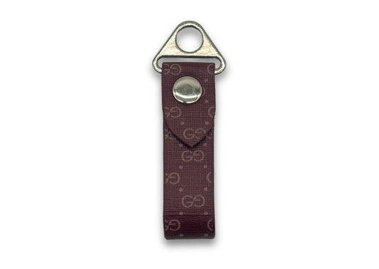 KEYCHAIN "GG BURGUNDY"