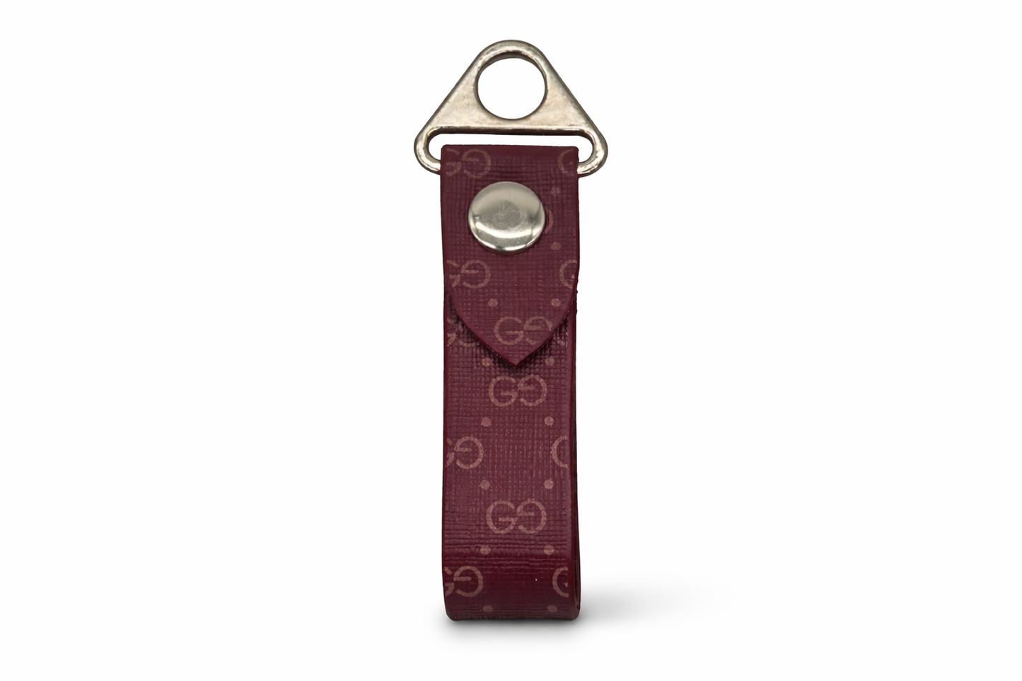 KEYCHAIN "GG BURGUNDY"