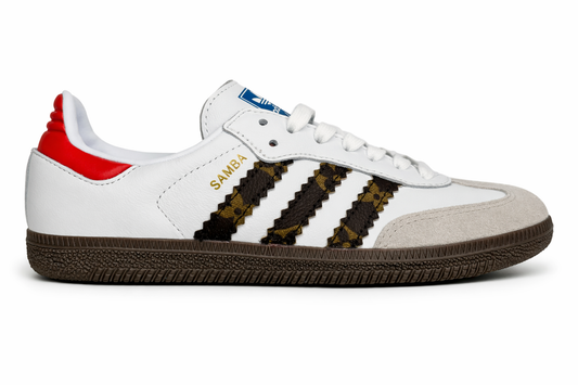 SAMBA "LV" WHITE/RED