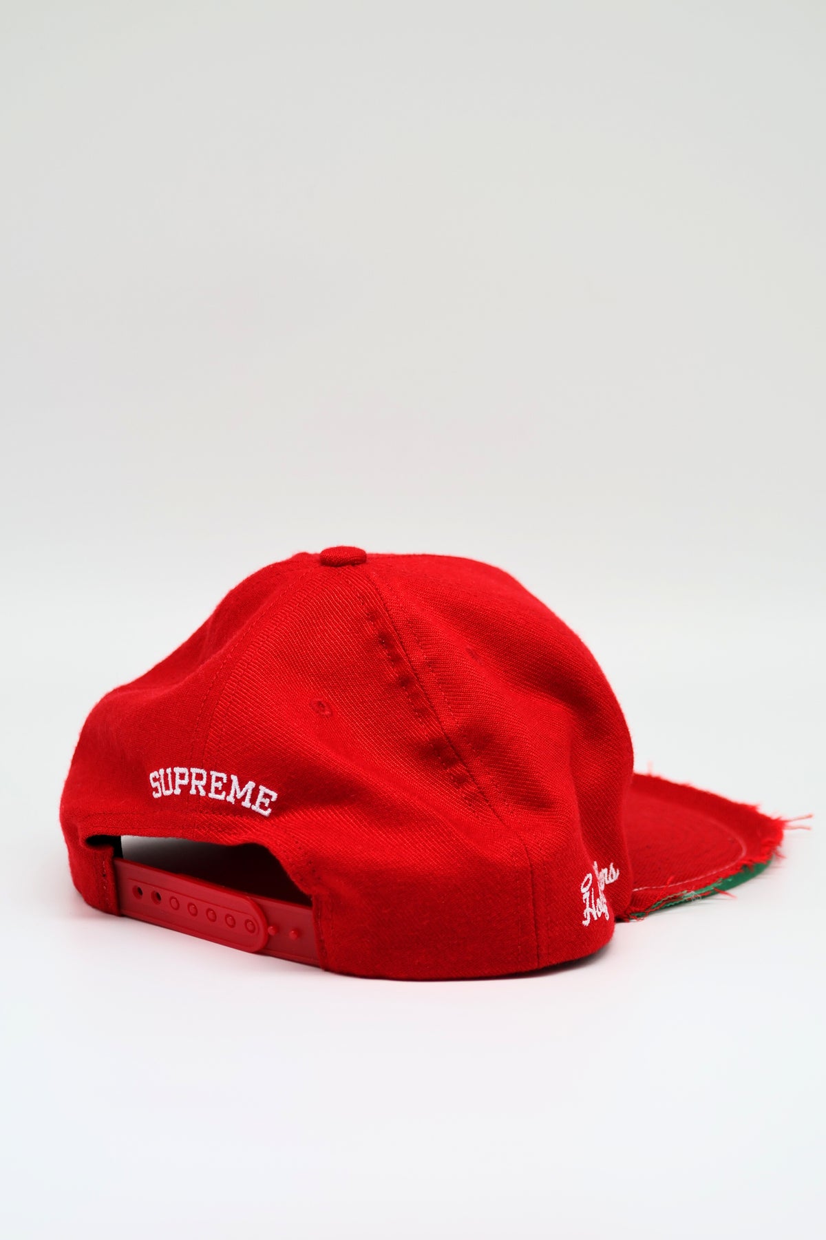 DISTRESSED SUPREME "456" CAP (ADJUSTABLE)