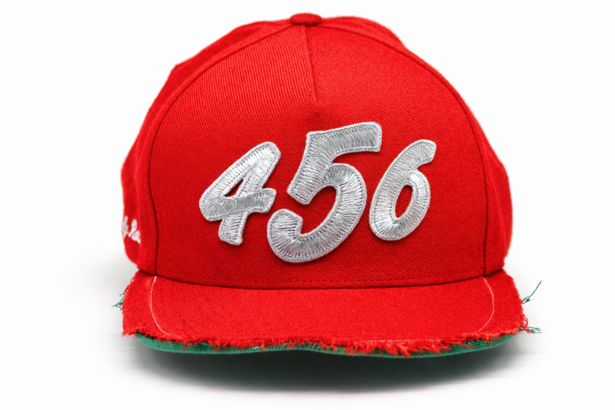 DISTRESSED SUPREME "456" CAP (ADJUSTABLE)