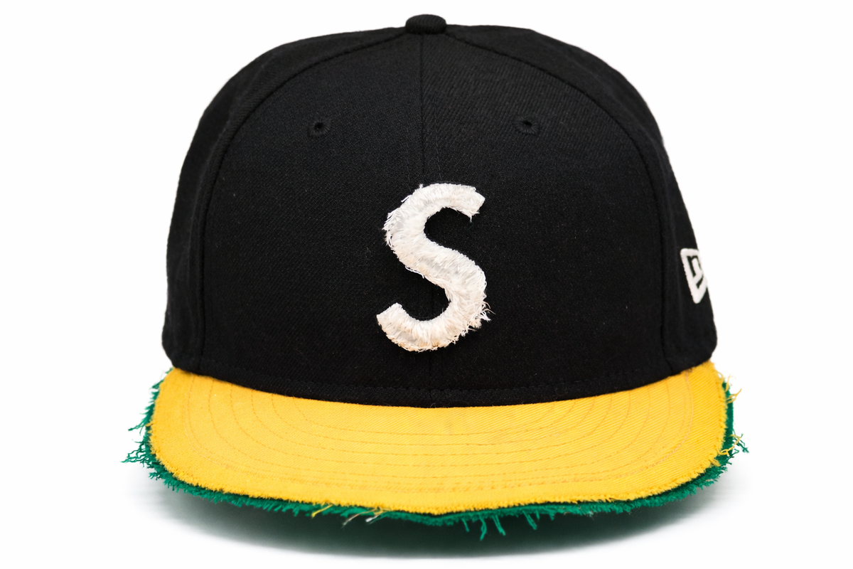 DISTRESSED SUPREME "S LOGO" CAP